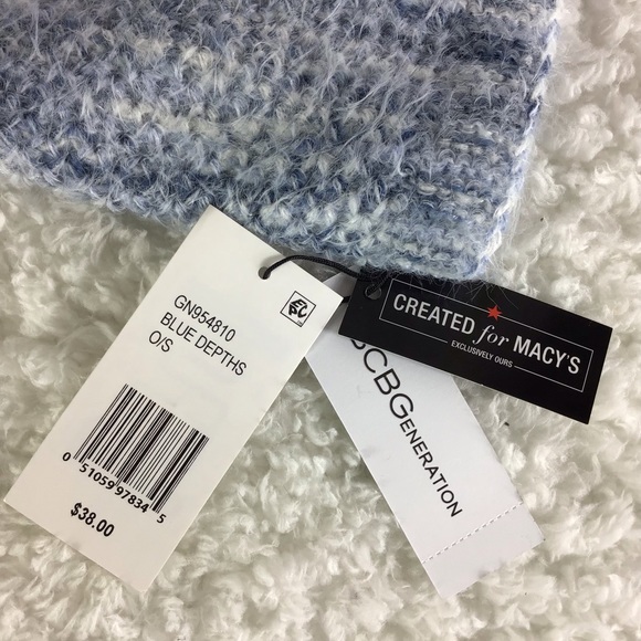 BCBGeneration Infinity Scarf Blue NWT - Picture 3 of 4